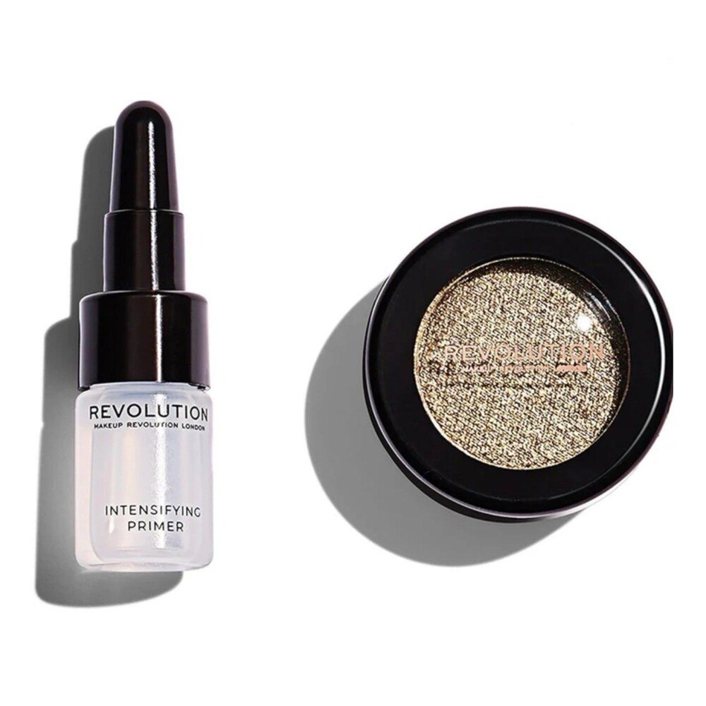 089/ Makeup Revolution Flawless Foils Single Eyeshadow (Retreat) and Primer